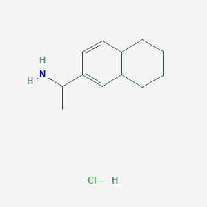 1-(5,6,7,8-Tetrahydronaphthalen-2-yl)ethan-1-amine hydrochloride