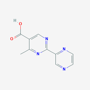 4-Methyl-2-(pyrazin-2-yl)pyrimidine-5-carboxylic acid