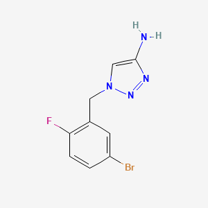 1-(5-Bromo-2-fluorobenzyl)-1h-1,2,3-triazol-4-amine