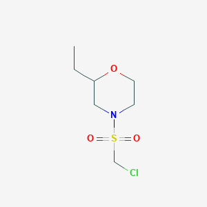 4-((Chloromethyl)sulfonyl)-2-ethylmorpholine