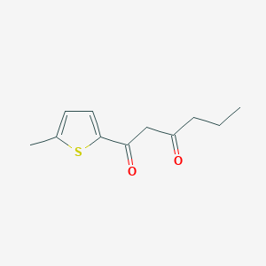 1-(5-Methylthiophen-2-yl)hexane-1,3-dione