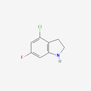 4-Chloro-6-fluoroindoline