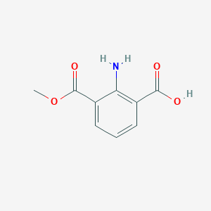molecular formula C9H9NO4 B1363958 2-Amino-3-(methoxycarbonyl)benzoic acid CAS No. 253120-47-7
