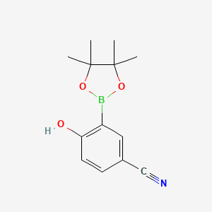 4-Hydroxy-3-(4,4,5,5-tetramethyl-1,3,2-dioxaborolan-2-YL)benzonitrile