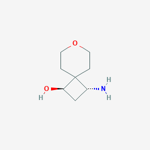 (1R,3R)-3-Amino-7-oxaspiro[3.5]nonan-1-ol