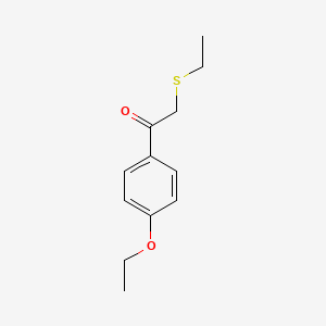 1-(4-Ethoxyphenyl)-2-(ethylthio)ethan-1-one