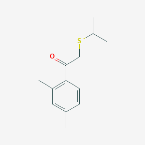 1-(2,4-Dimethylphenyl)-2-(isopropylthio)ethan-1-one