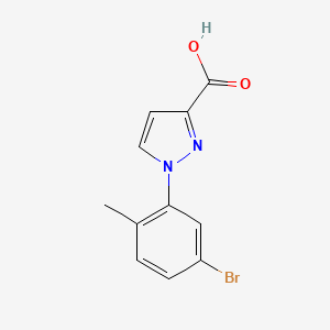 1-(5-Bromo-2-methylphenyl)-1h-pyrazole-3-carboxylic acid