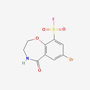 7-Bromo-5-oxo-2,3,4,5-tetrahydro-1,4-benzoxazepine-9-sulfonylfluoride