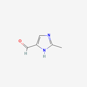 molecular formula C5H6N2O B1363970 2-Methyl-1H-imidazole-4-carbaldehyde CAS No. 35034-22-1