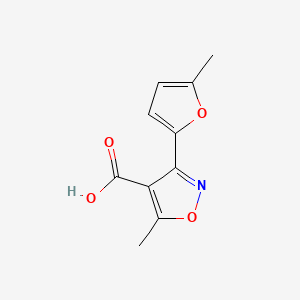 5-Methyl-3-(5-methylfuran-2-yl)isoxazole-4-carboxylic Acid