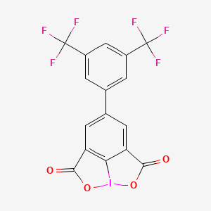 9-[3,5-bis(trifluoromethyl)phenyl]-4λ3-ioda-3,5-dioxatricyclo[5.3.1.04,11]undeca-1(10),7(11),8-triene-2,6-dione