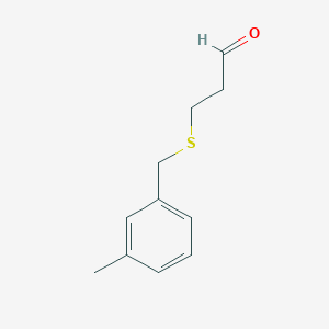 3-((3-Methylbenzyl)thio)propanal