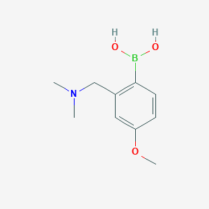 (2-((Dimethylamino)methyl)-4-methoxyphenyl)boronic acid