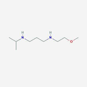 molecular formula C9H22N2O B13639797 n1-Isopropyl-n3-(2-methoxyethyl)propane-1,3-diamine 