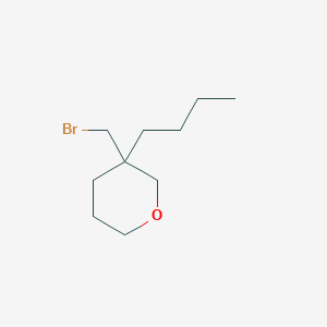 3-(Bromomethyl)-3-butyltetrahydro-2h-pyran