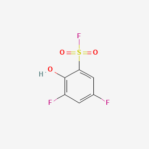 3,5-Difluoro-2-hydroxybenzene-1-sulfonyl fluoride