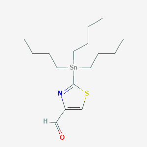 2-(Tributylstannyl)thiazole-4-carbaldehyde