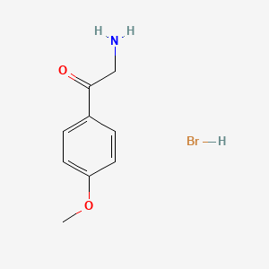 molecular formula C9H12BrNO2 B13639858 2-Amino-1-(4-methoxyphenyl)ethanone hydrobromide 