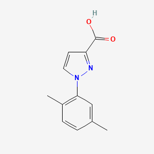 molecular formula C12H12N2O2 B13639859 1-(2,5-Dimethylphenyl)-1h-pyrazole-3-carboxylic acid 