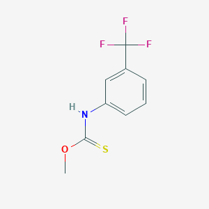 molecular formula C9H8F3NOS B1363989 O-methyl N-[3-(trifluoromethyl)phenyl]carbamothioate 