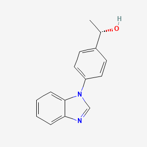 (1S)-1-[4-(1H-benzimidazol-1-yl)phenyl]ethanol