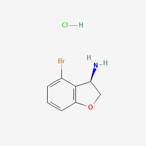 (R)-4-Bromo-2,3-dihydrobenzofuran-3-amine hydrochloride