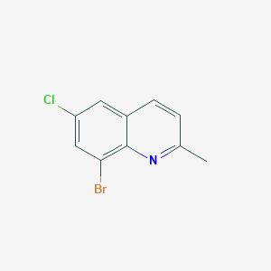 8-Bromo-6-chloro-2-methylquinoline