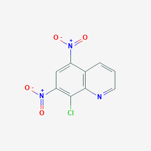 molecular formula C9H4ClN3O4 B1364008 8-氯-5,7-二硝基喹啉 CAS No. 33497-91-5