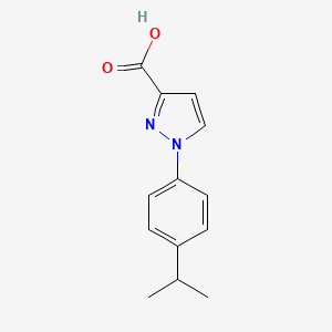 1-(4-Isopropylphenyl)-1h-pyrazole-3-carboxylic acid