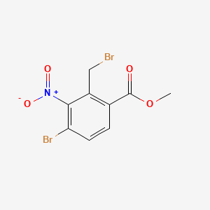 Methyl 4-bromo-2-(bromomethyl)-3-nitrobenzoate