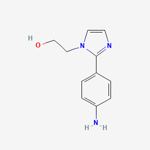 2-(2-(4-Aminophenyl)-1h-imidazol-1-yl)ethan-1-ol