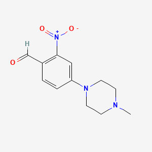 4-(4-Methyl-1-piperazinyl)-2-nitrobenzaldehyde