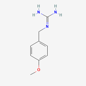 molecular formula C9H13N3O B1364018 1-(4-甲氧基苄基)胍 CAS No. 46234-16-6