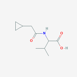 molecular formula C10H17NO3 B13640203 (2-Cyclopropylacetyl)valine 