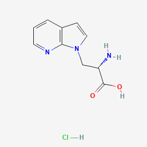 (2S)-2-amino-3-(1H-pyrrolo[2,3-b]pyridin-1-yl)propanoic acid hydrochloride