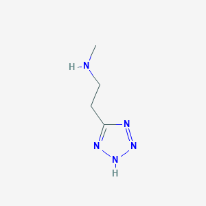 n-Methyl-2-(1h-tetrazol-5-yl)ethan-1-amine