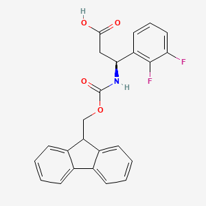 (S)-3-((((9H-Fluoren-9-yl)methoxy)carbonyl)amino)-3-(2,3-difluorophenyl)propanoic acid