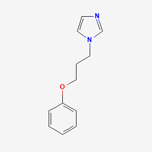 molecular formula C12H14N2O B1364028 1-(3-苯氧基丙基)咪唑 CAS No. 62838-60-2