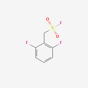 molecular formula C7H5F3O2S B13640284 (2,6-Difluorophenyl)methanesulfonylfluoride CAS No. 2138179-87-8