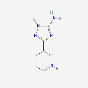 1-methyl-3-(piperidin-3-yl)-1H-1,2,4-triazol-5-amine