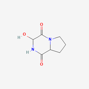 molecular formula C7H10N2O3 B13640321 Vildagliptin impurity A-F 