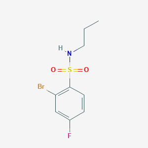 2-bromo-4-fluoro-N-propylbenzenesulfonamide