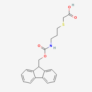 2-{[3-({[(9H-fluoren-9-yl)methoxy]carbonyl}amino)propyl]sulfanyl}acetic acid