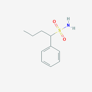 molecular formula C10H15NO2S B13640378 1-Phenylbutane-1-sulfonamide 