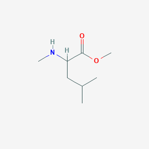 Pentanoic acid, 4-methyl-2-methylamino, methyl ester