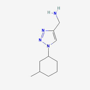 (1-(3-Methylcyclohexyl)-1h-1,2,3-triazol-4-yl)methanamine