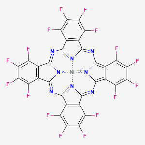 molecular formula C32F16N8Ni B13640496 [1,2,3,4,8,9,10,11,15,16,17,18,22,23,24,25-Hexadecafluoro-29H,31H-phthalocyaninato(2-)-|EN29,|EN30,|EN31,|EN32]nickel 