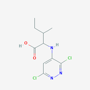 2-((3,6-Dichloropyridazin-4-yl)amino)-3-methylpentanoic acid