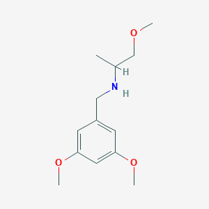 B1364052 (3,5-Dimethoxy-benzyl)-(2-methoxy-1-methyl-ethyl)-amine CAS No. 356091-46-8